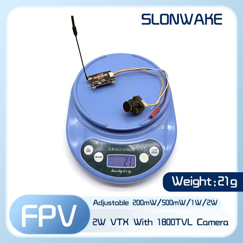 SLONWAKE 5.8G 56CH 2W transmit - Drone Frame ulasan dan harga