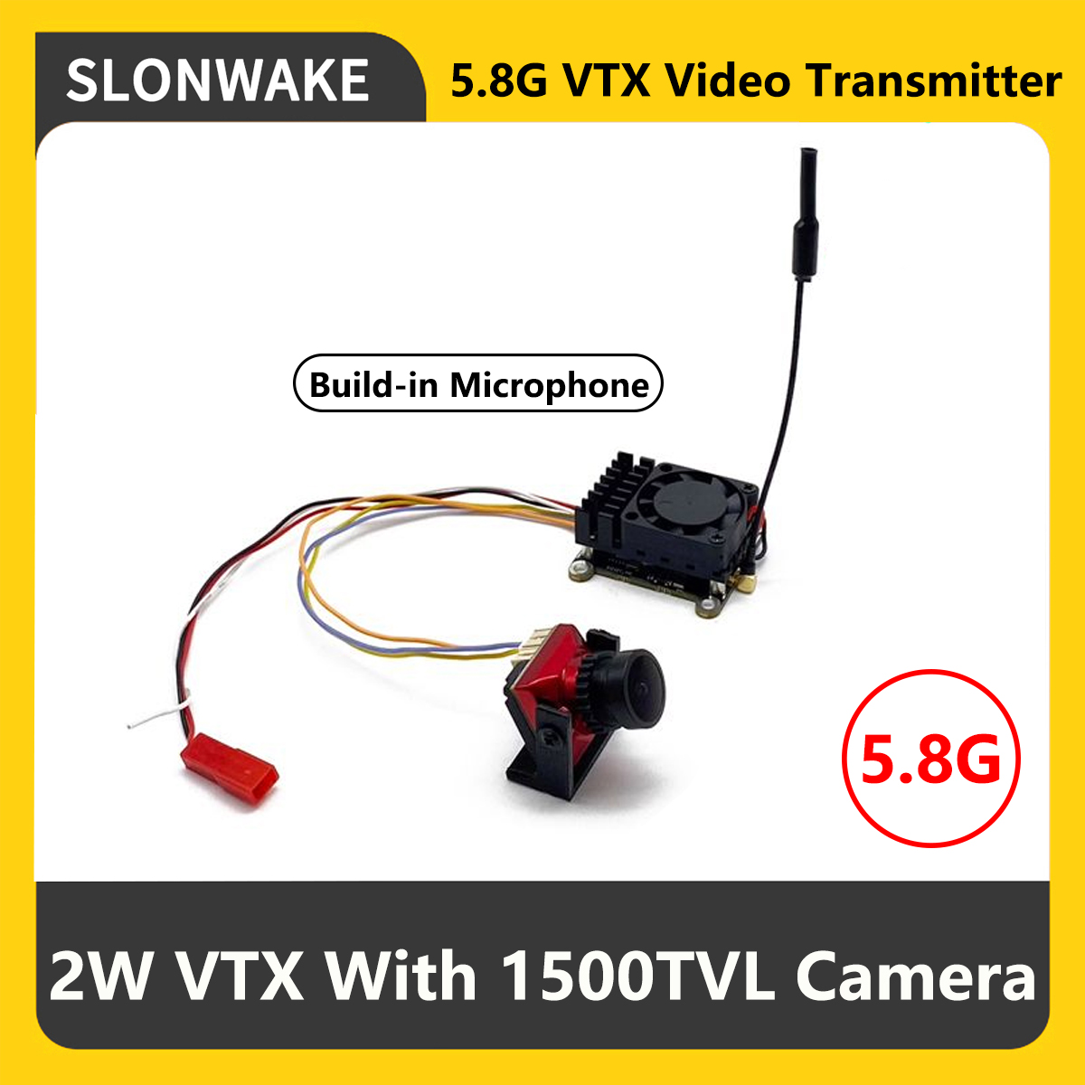 SLONWAKE 5.8G 2000mW FPV VTX T - Drone Frame ulasan dan harga