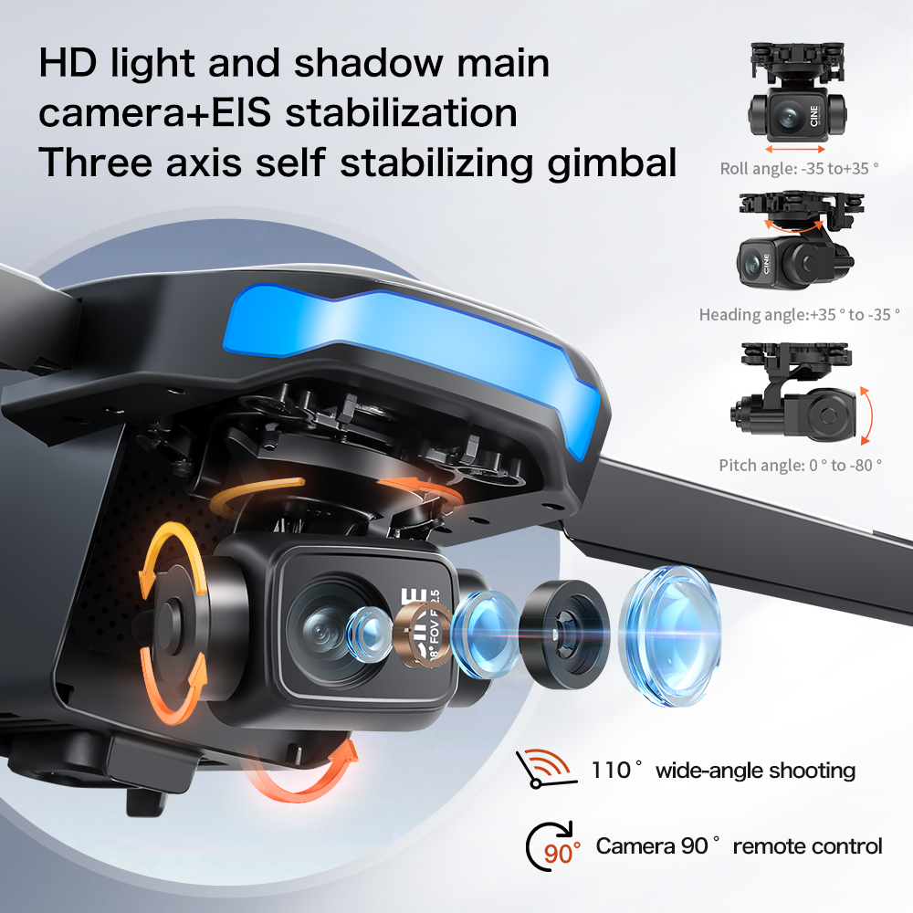 New S-X1 MAX Drone GPS 8K Prof - Drone Gimbal ulasan dan harga
